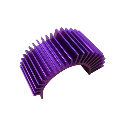 WANSUPYIN Purple Motor Cooling Heat Sink Heatsink Top Vented 540 545 550 for 1/10 RC Car Boat Accessories