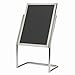 Dual Capability Neon Marker and Poster Holder Free Standing Chalkboard, 3