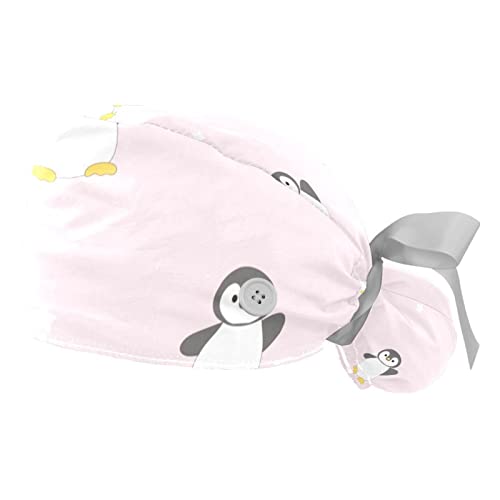 Casquettes de travail pingouins JDEZ avec bande anti-transpiration et nouage ajustable