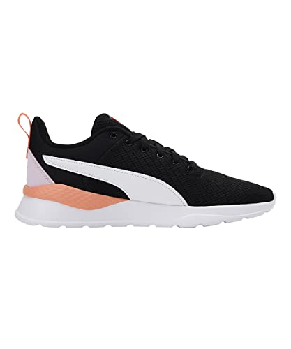 Image of PUMA Unisex Anzarun LiteSneaker, Puma Nera Puma White Peach Pink, 3.5 UK