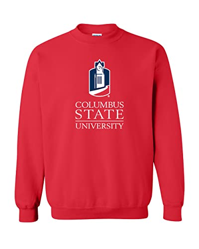 CreateMyTee | Columbus State University Tower Crewneck Sweatshirt