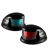 Sebnux LED Boat Navigation Light Red and Green LED Marine Navigation Light Boat Bow Light for Pontoo