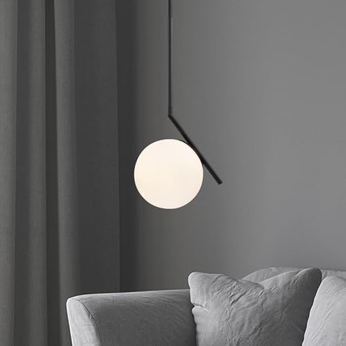 Image of Alighting Opal White 5.9 inch Frosted Glass Globe Lamp Shade