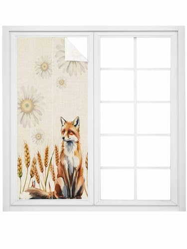 Película decorativa para ventana con privacidad 17.7 x 78.7 in miniatura 2