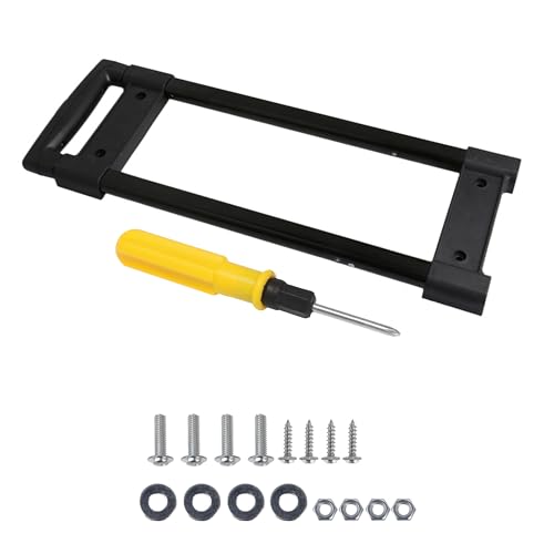 Image of Luggage Telescopic Handle 19.52 inch Replacement R001# for 20 inch Suitcases with Screwdriver （Please Measure Your Product to See if it Will fit）