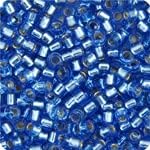 Miyuki Delica 11/0 - Blue Azure Silver Lined DB1210 - 250gms Bag of Japanese Glass Beads Bulk Bag of Japanese Glass Beads
