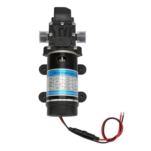 Mini Wasserpumpe, Aquarium Klein Tauchpumpe, membranpumpe, 24V 120W Elektrische Membranpumpe, 10L/m Elektrische Wasserpumpe Selbstansaugende Membranpumpe für Tee Maschine Aquarium Wasserspender
