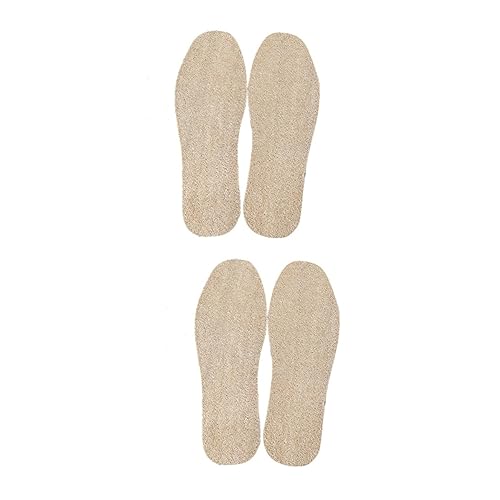 2 pares de plantillas de esponja de lufa transpirables para hombre y mujer miniatura 1