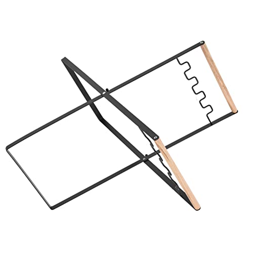 AUNMAS Müllsackständer, Müllsackhalter, modernes zusammenklappbares Design für Garten, Terrasse, Hof Schwarz - Image 6