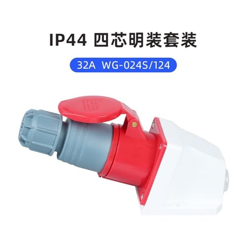 Conector industrial de superficie 32A con 4 polos: robusto y resistente al agua 3