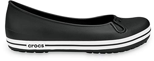 Ballerine, Crocs, Crocband Flat, Black, 35, Feminino