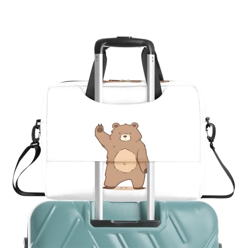 Maletín para portátil 15.6" diseño de oso miniatura 6