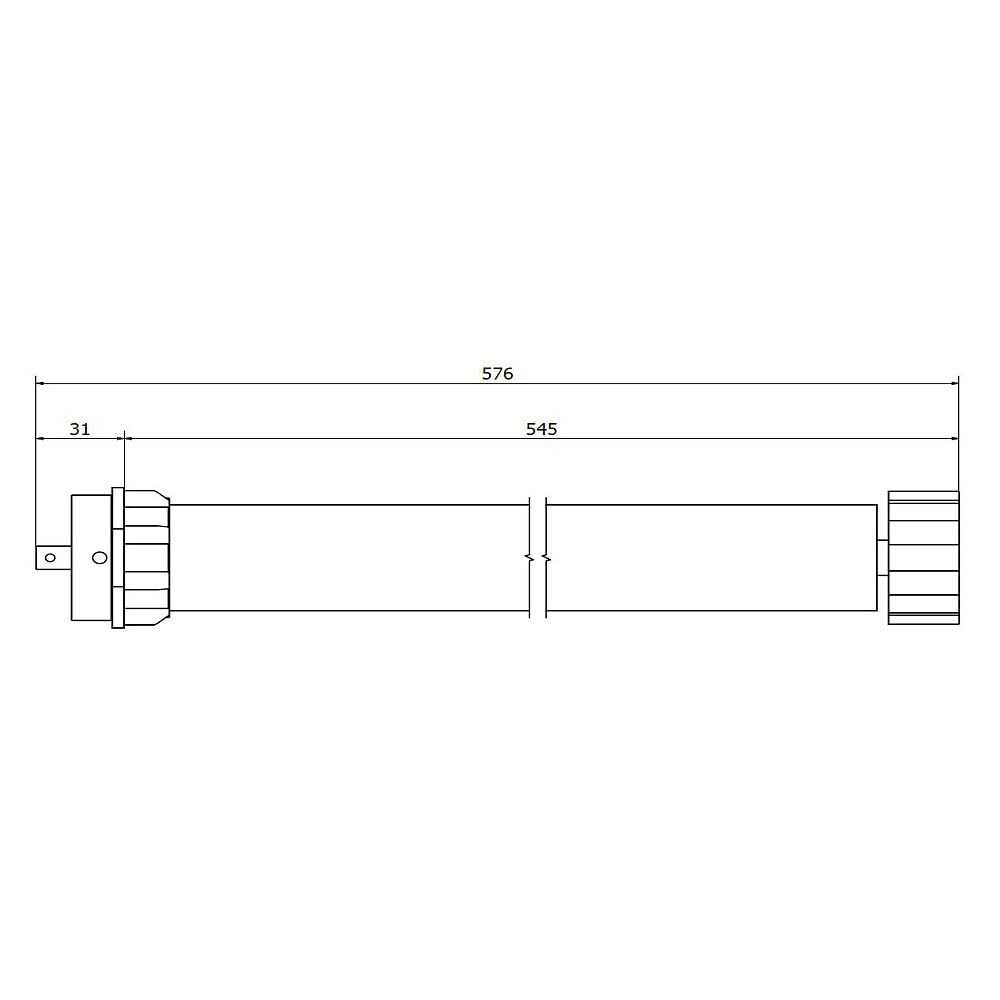 Kit de motorisation radio solaire pour volet roulant 40 kg - 20 Nm
