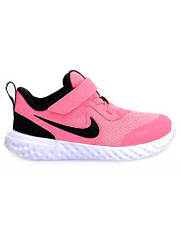 Nike Revolution 5 (TDV) en color rosa para niños pequeños talla 18.5