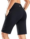 BALEAF 10' Bermuda Shorts for Women Lightweight Athletic Long Shorts Soft Runnning Workout Lounge...