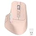 LeadsaiL Wireless Mouse, 2.4G Bluetooth5.2, Multi-Device, Up to 3200DPI, Pink, Ergonomic Optical Mouse for PC, Notebook