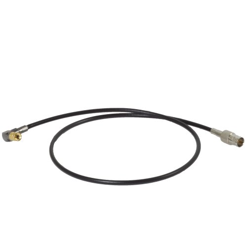 Câble HD SDI 3G BNC femelle vers DIN 1.0/2.3 angle droit noir 60cm