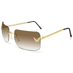 Gold Frame With Brown Lenses