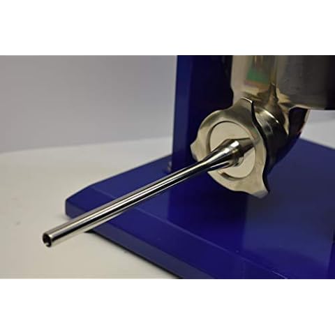 NARROW 3/8" (10mm) snack stick tube for LEM 1607, Weston, Cabelas, VIVO & many other sausage stuffers. 2 1/16" Base x 3/8" diameter Cover