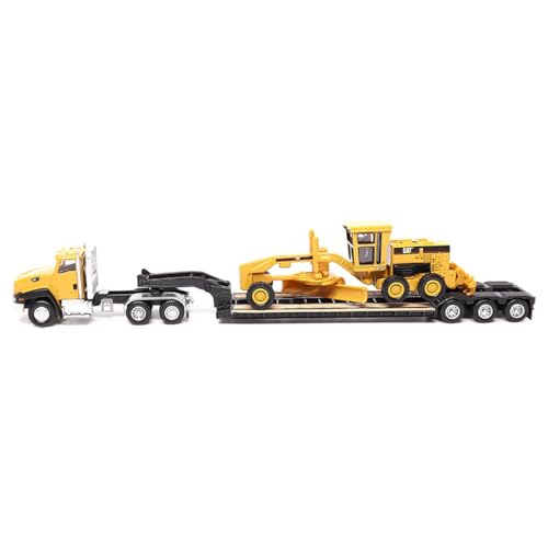Diecast Masters 1/87 Caterpillar CT660 Day Cab with Lowboy Trailer & 163H Motor Grader 84414