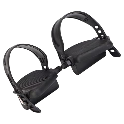 Haodream Juego de 2 piezas para pedales de bicicleta de interior Exercycle, repuesto para bicicleta de fitness izquierda y derecha en interior, set de bicicleta estática, pedales de bicicleta con