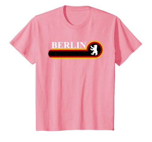 Capital of Germany Berlin Berlin Bear T-Shirt, Youth, Pink, 2T