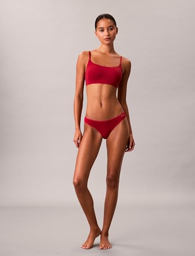 Image of Calvin Klein Women's Invisibles Comfort Seamless Adjustable Skinny Strap Bralette Bra
