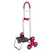 dbest products Stair Climber Mighty Max Persona Dolly, Red Handtruck Hardware Garden Utility Cart