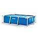 Intex 28272 Metal Frame Rectangular Pool without Filter Pump, 3834 L, Blue,...