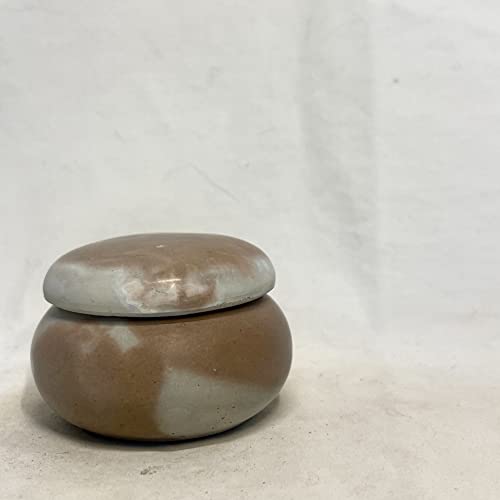 Wisconsin Terrazzo Small Ring Jar with Lid – Stylish Gift Vase and Jewelry Holder - Image 2