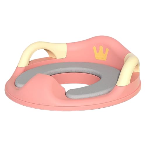 Asiento de inodoro infantil con asa, anillo de inodoro portátil, asiento de inodoro para bebé, orinal compacto, adaptador de inodoro de viaje antideslizante, uso antideslizante para casa, camping