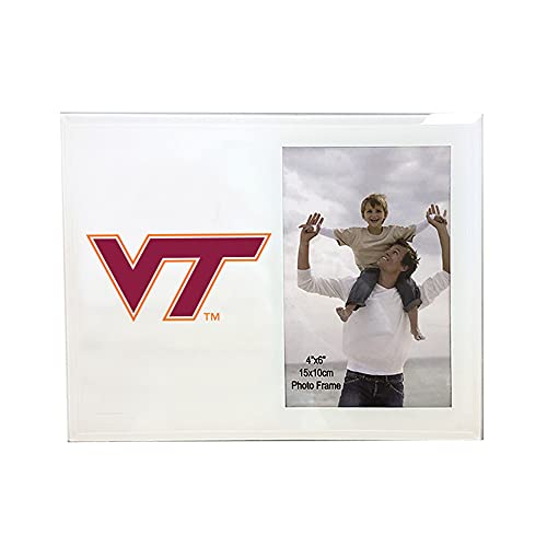 The Fanatic Group Virginia Tech Hokies 4 x 6 Glass Photo Frame