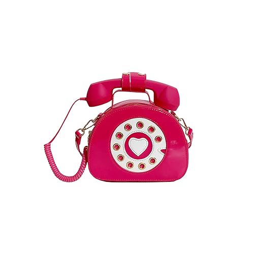 Sac à main en forme de téléphone rouge rosé le cadeau créatif parfait pour elle