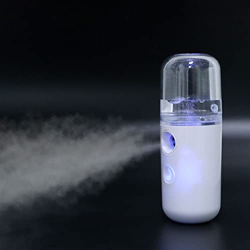 Mini Gezicht Stoomboot Nanometer Spray Hydrator Stomende Luchtbevochtiger Alcohol Desinfectie Stoom Mist Nevelizer Schoonheid Disinfector SPA (Color : White) - Image 3