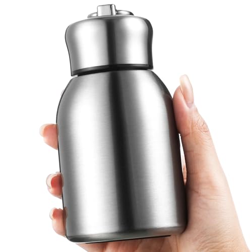 Mifoci 1 Pcs 10oz Mini Water Bottles Stainless Steel Slim