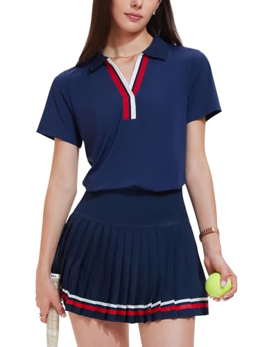 IUK V-Neck Tennis Skirt Set