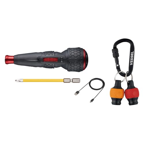 �x�b�Z��(VESSEL) �d�� �{�[���O���b�v �d�h���{�[���U �h���C�o�[ �r�b�g1�{�t USB�^�C�vC�ŏ[�d �ő�o�̓g���N3N�Em 220USBC-1 & �{�[���O���b�v �N�C�b�N�L���b�`���[ 2�g (���b�h�E�C�G���[) �r�b�g�z���_�[ QB-22K