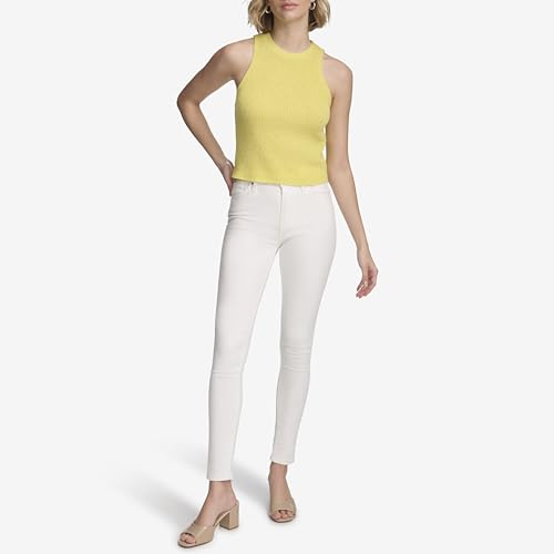Image of Calvin Klein Women's Sleeveless Ribbed Sweater