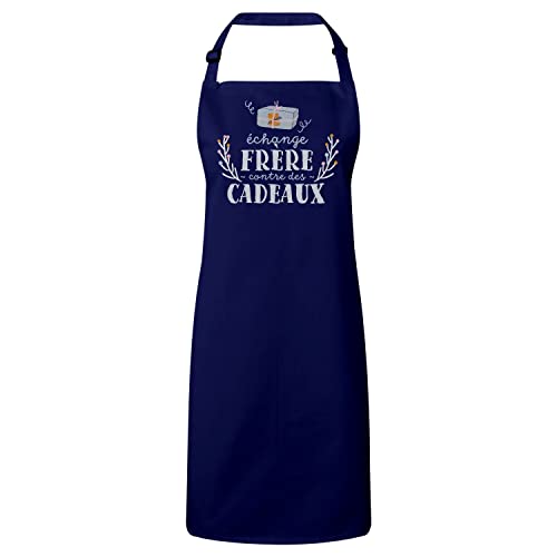 Tablier cuisine Père Noël premium pour adulte ajustable modèle hiver