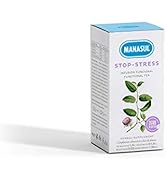 Manasul Relax Tee avec Hypericum, Passiflora et Baldrian, Anxiété et aide à dormir, Stop Stress