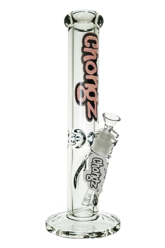 Chongz 35cm 9mm Bully Straight Glass Waterpipe