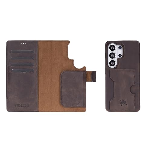 Protection antichoc Galaxy S26 Ultra Venito avec blocage RFID et étui portefeuille cuir amovible