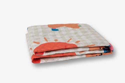 Image of Maximus Picnic Blanket Waterproof Camping Mat 200cm Large Beach Picnic Mat with Portable Handy Tote for Travel Sports Home Yoga Park Grass Mat for Baby (Rainbow Pattern)