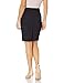 Calvin Klein Women's Classic Fit Straight Lux Suit Skirt, Navy, 8 Petite