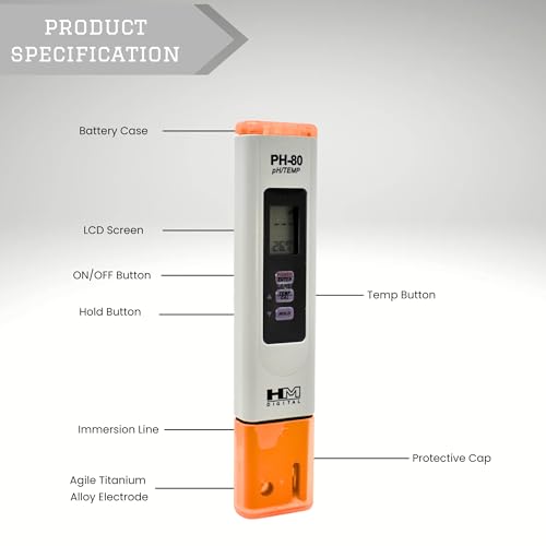HM Digital PH-80 Digital pH/Temperature Meter