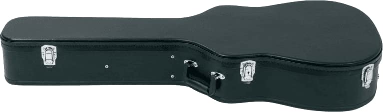 Astuccio per Chitarra Acustica con forma jumbo. Serie Standard.: Nero