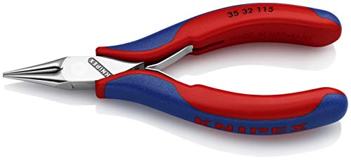 Knipex 3532115 Elektronik-Zangen mit Rund Tipps, 11,4 cm