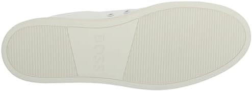 BOSS Men's Rhys Cupsole Fashion Sneaker, Blank White/True Blue/Gable Green, 11 | Image 3