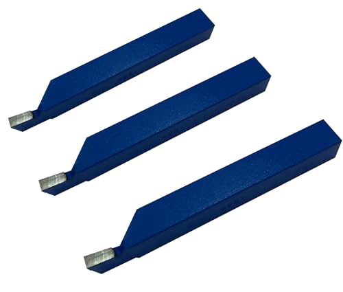 CNC QUALITÄT SET Drehstahl - 3 Stück Abstechstahl - Drehmeißel 8x8 mm
