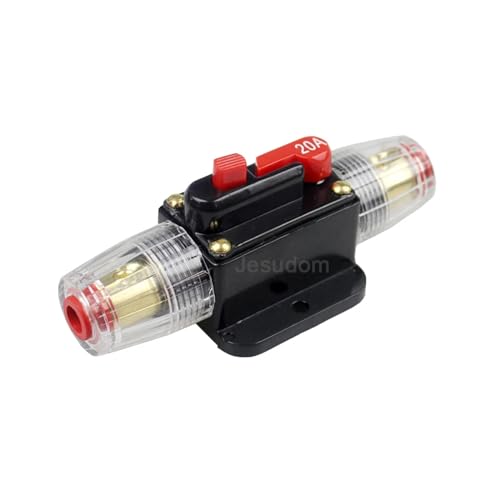 Disjoncteur réinitialisable 50A avec bouton de coupure manuelle pour circuit DC